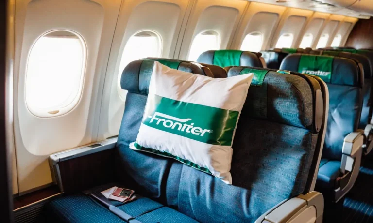 Can I Bring A Pillow On Frontier Airlines?