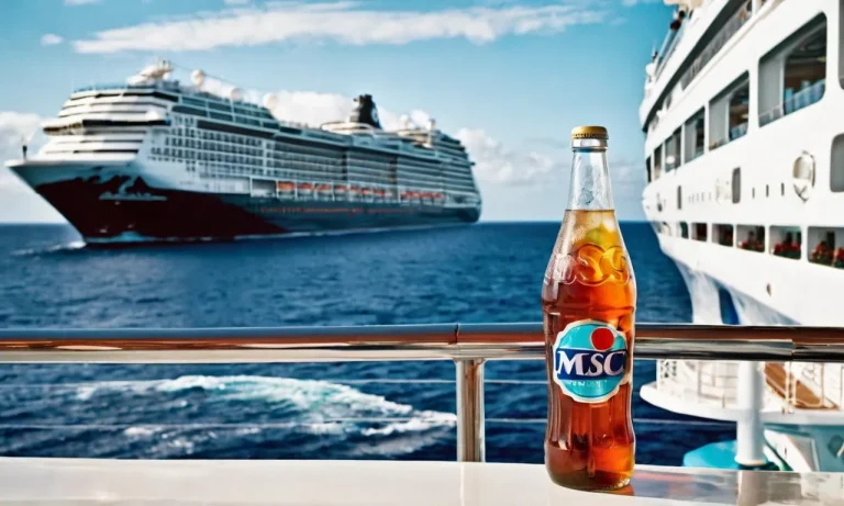 Can You Bring Soda On Msc Cruises?