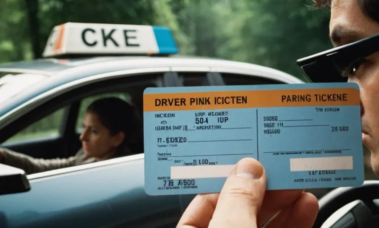 Do Parking Tickets Affect Your License?