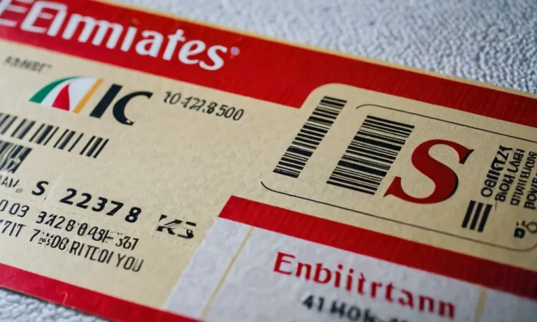 Understanding Emirates Ticket Numbers