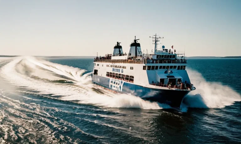 How Fast Do Ferries Go? A Detailed Look