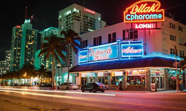 Is Downtown Miami Safe At Night?