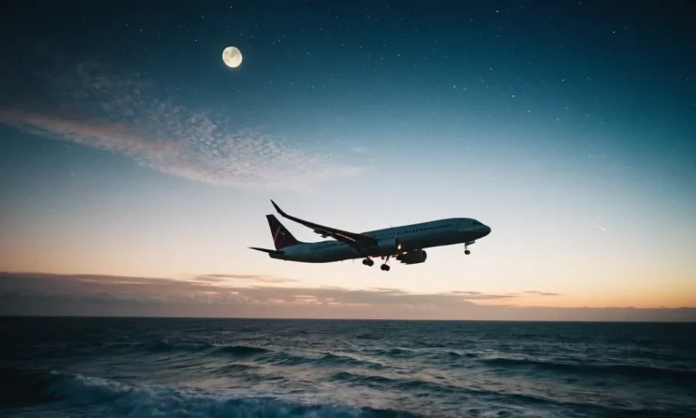 Is Flying Over The Ocean At Night Safe?