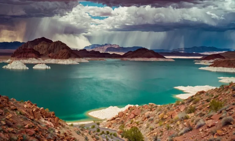 Lake Mead Water Levels And The Impact Of Monsoon Rains