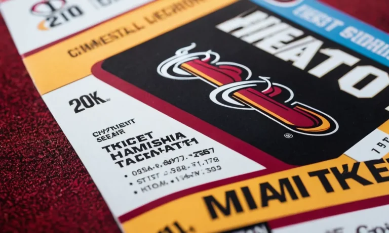 Miami Heat Season Tickets Price Guide