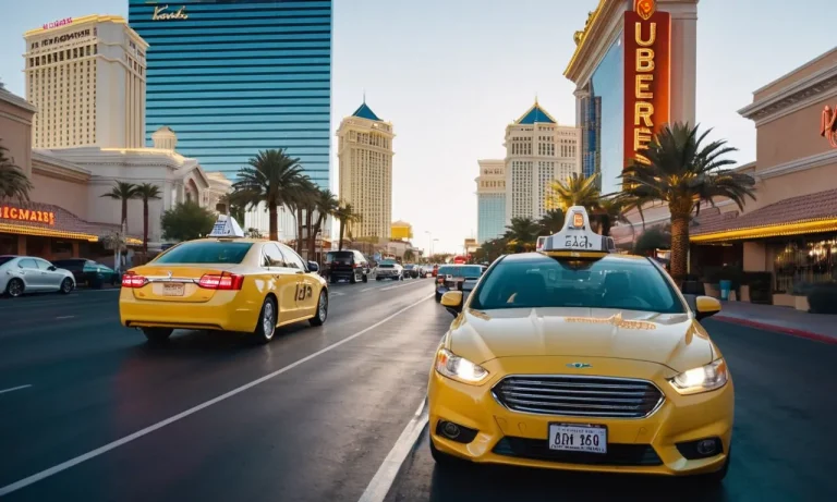 Uber Vs Taxi Cost In Las Vegas: A Detailed Comparison