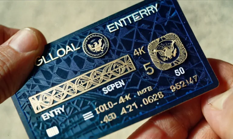 Where Is The Redress Number On A Global Entry Card?