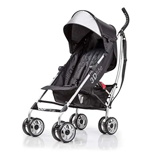 Bright Starts 3Dlite stroller with large storage basket