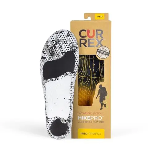 CURREX HikePro hiking insoles with dynamic arch support
