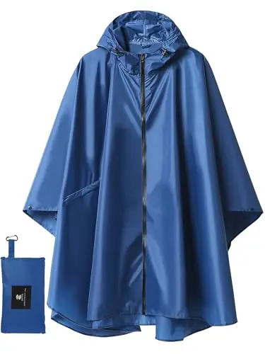 SaphiRose rain poncho with visible side pockets