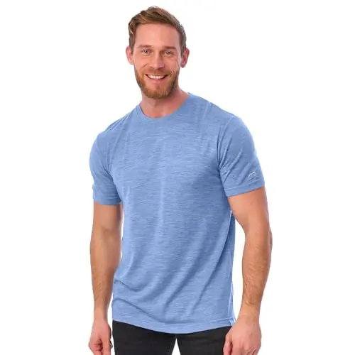 Merino.tech men's regular merino wool t-shirt