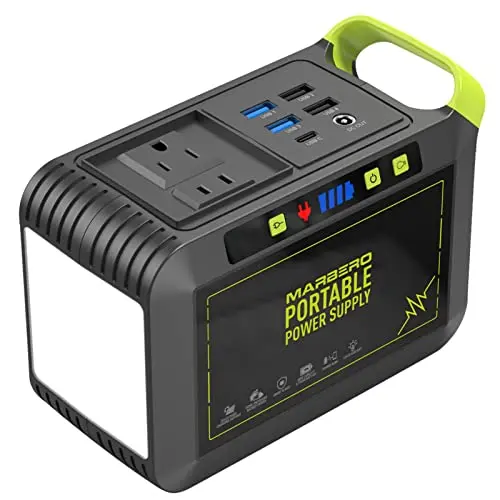 MARBERO portable power station with multiple ports