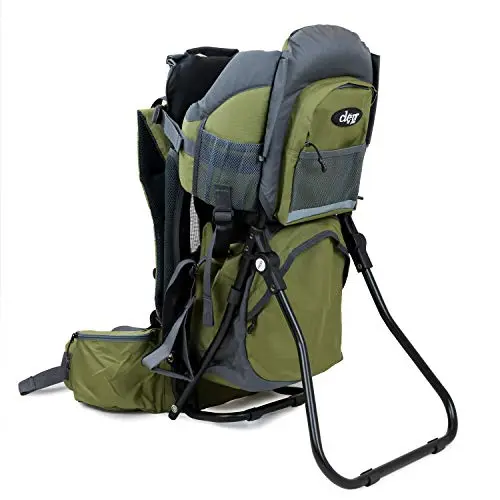 ClevrPlus Canyonero army green camping baby backpack
