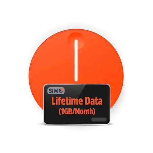 SIMO Solis Lite portable WiFi hotspot device in orange color