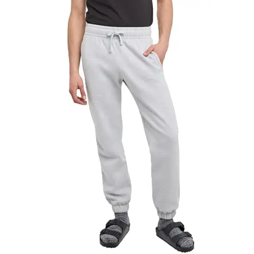 Hanes Comfortblend men's midweight joggers in light steel
