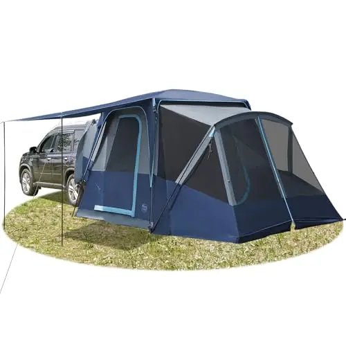 TIMBER RIDGE SUV tent with screen porch and awning