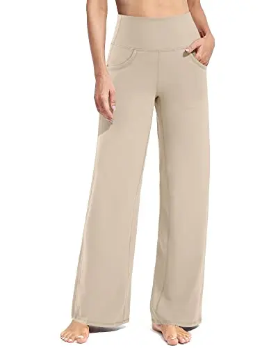 Promover women's wide leg sweatpants with pockets