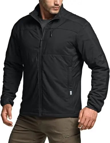 CQR men's insulated hiking jacket with tactical design