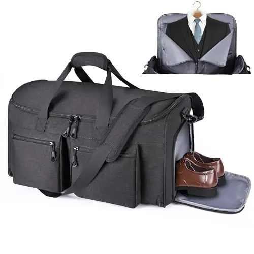 HILOMON Convertible Duffle Bag showing 2-in-1 functionality
