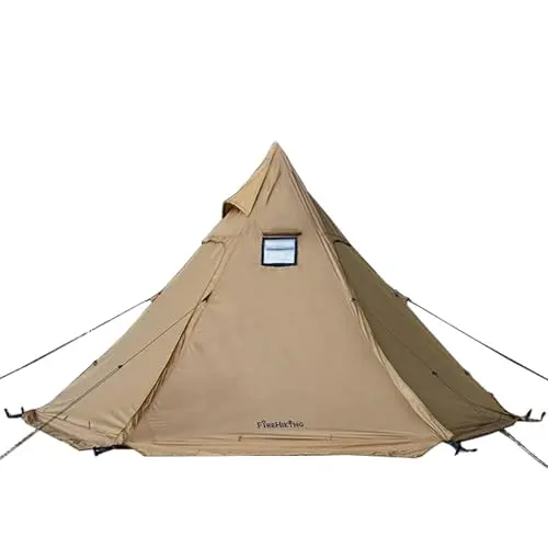 FireHiking 2-4 person teepee hot tent for group backpacking
