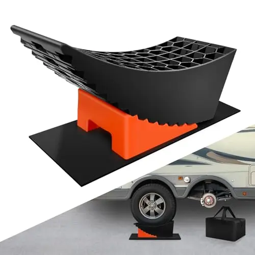 ROBLOCK tandem trailer tire change ramp with carrying bag
