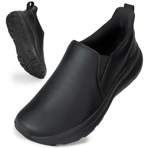 ZOVE wide toe box waterproof sneakers for women in black