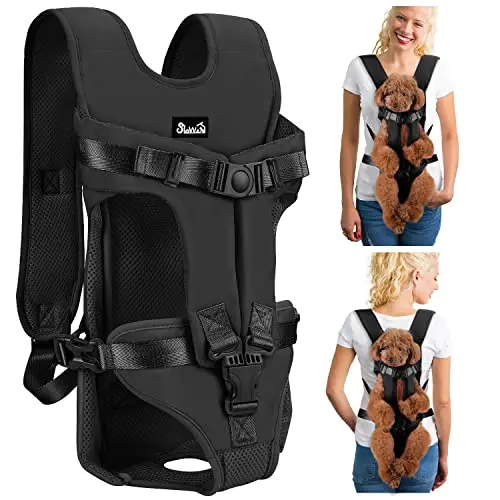 Lukovee dog front carrier with legs out design