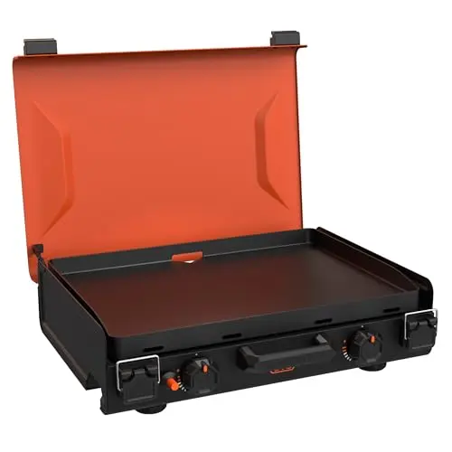 Blackstone 20x14 inch camping griddle in briefcase configuration