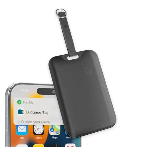 TRAVEL DEPOT discreet luggage tag with hidden tracker