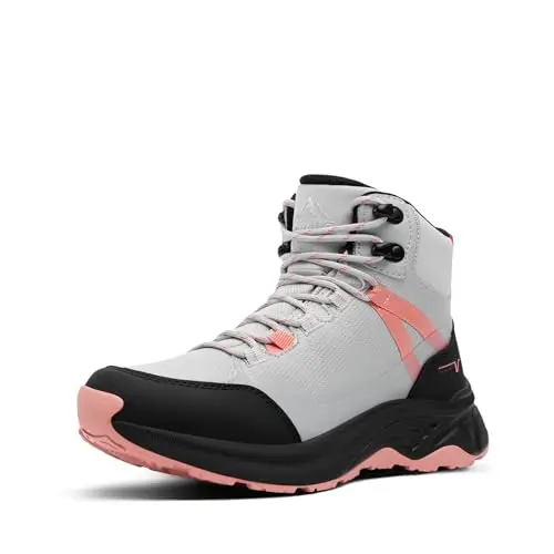 NORTIV 8 Women's Hiking Boots in Grey Pink color