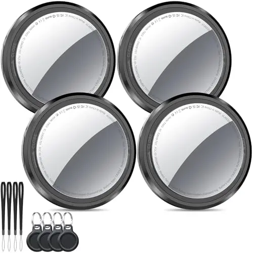 QCOQ Air Tracker Tags with protective cases and accessories