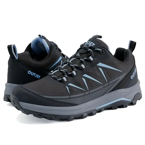 OUTJET Womens Hiking Shoes Lightweight on urban trail